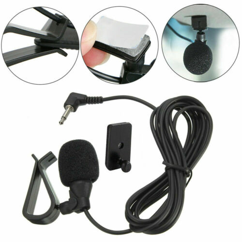 NEWLY Microphone For Car Stereo GPS DVD Bluetooth Enabled External Mic Ship US - Fresh Stock Dated December 2025