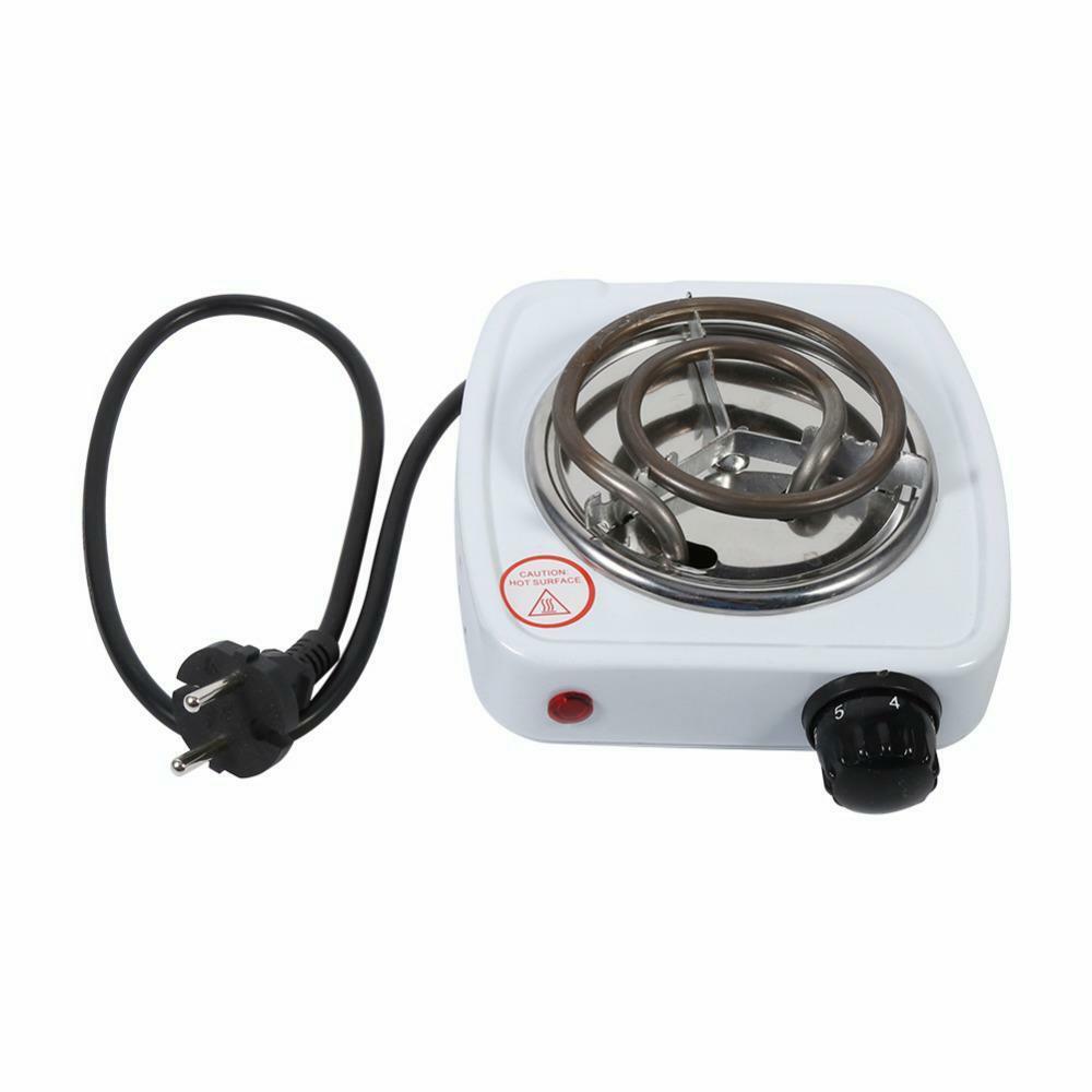 Electric Stove One Burner Coffee Heater Camping Plate Cooking Portable Cast Iron - Fresh Stock Dated February 2026