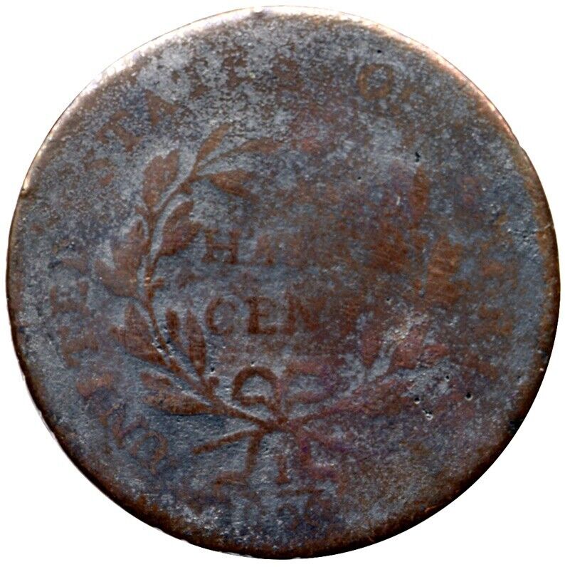 1797 C-3b R-4 Lettered Edge Liberty Cap Half Cent Coin 1/2c - Fresh Stock Dated December 2025