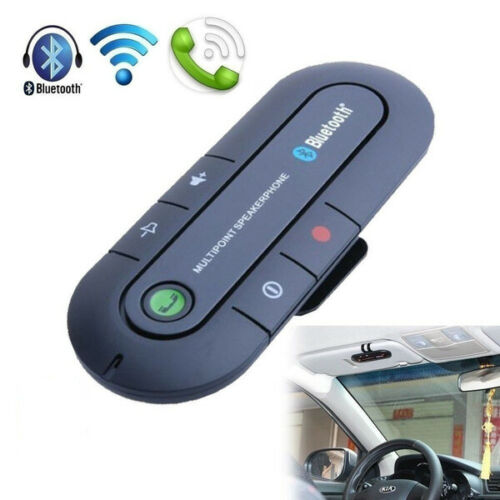 Wireless Bluetooth 4.1 Hands Free Car Kit Speakerphone Visor Clip Speaker Phone - Fresh Stock Dated December 2025