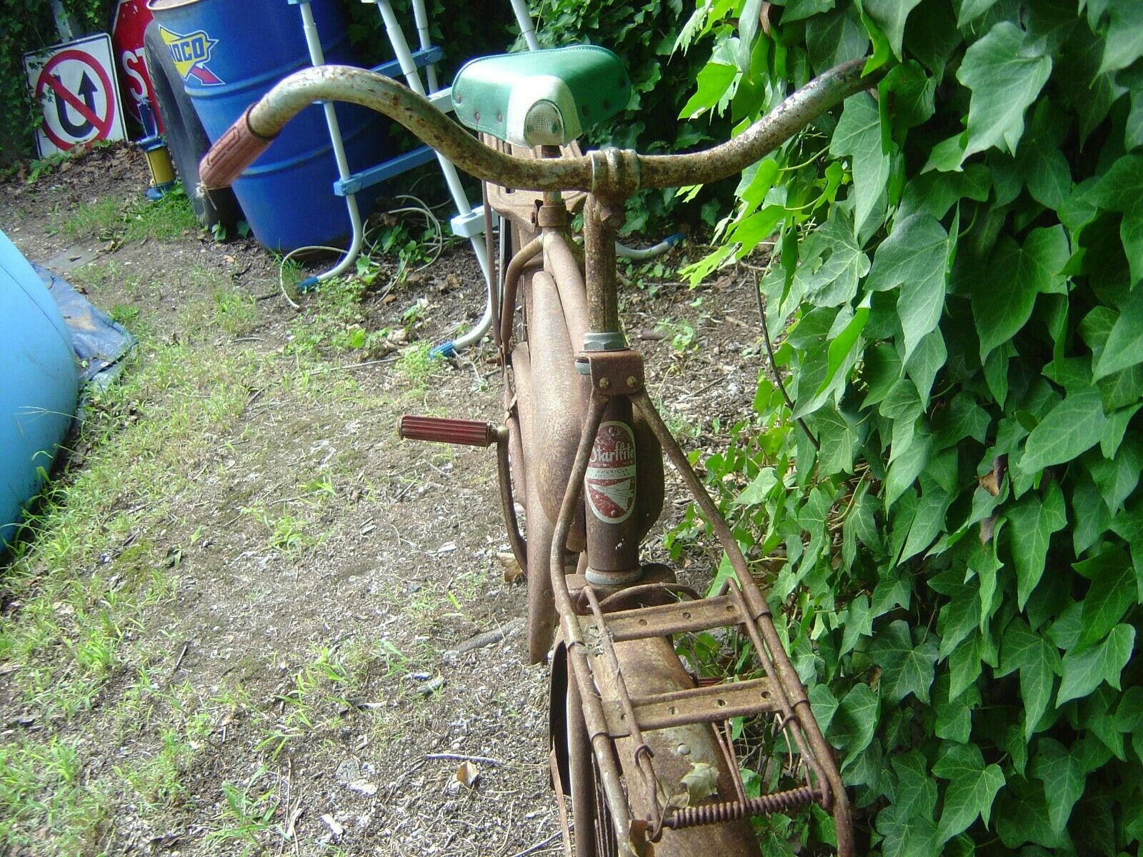 Antique Bicycle Starlite Metal Frame Lawn Art Collectible Parts TLC - Fresh Stock Dated January 2026