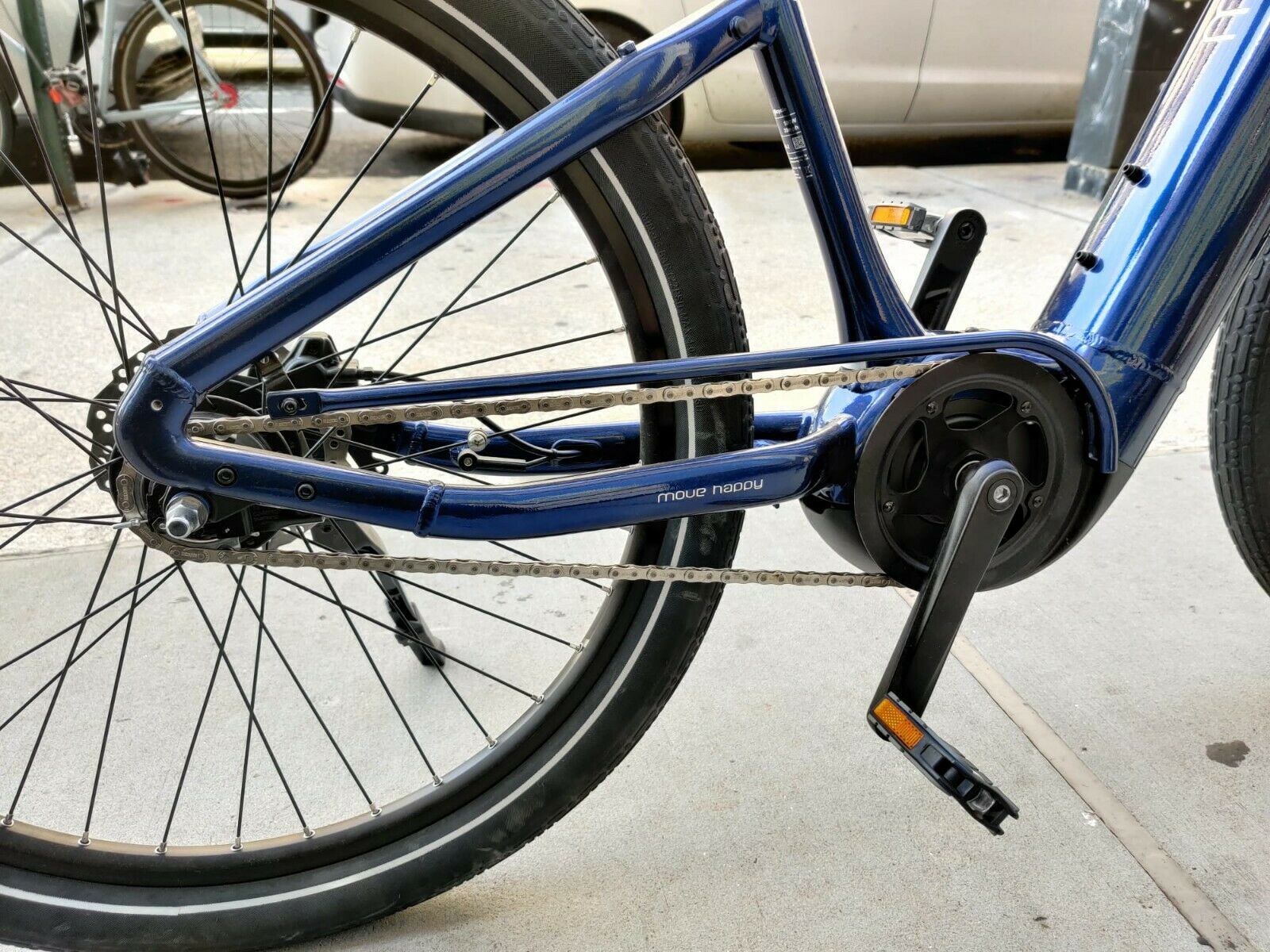 2021 Vida E+ Electric Bike - Mid Step - Medium - Metallic Blue - Fresh Stock Dated December 2025