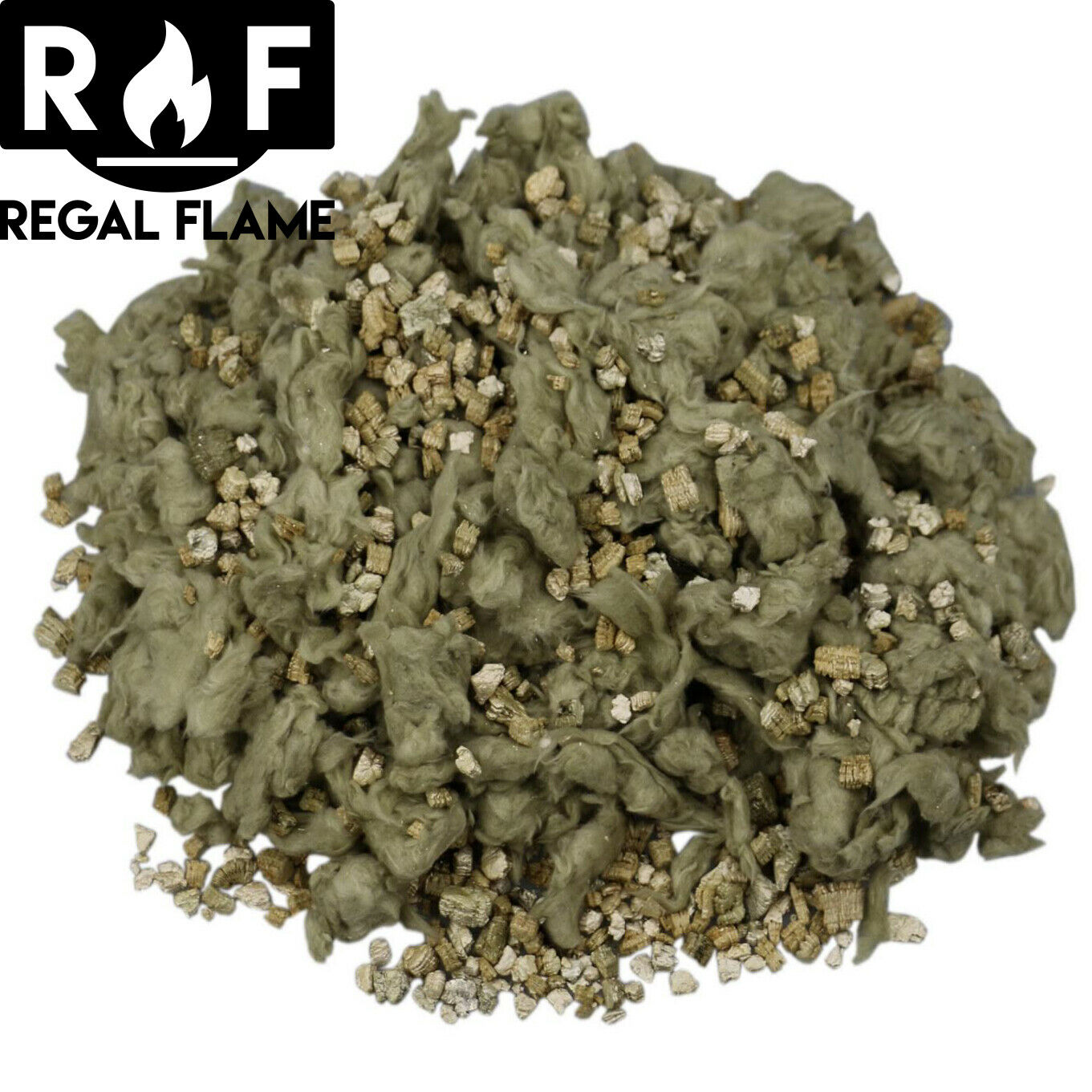 Regal Flame Platimum 7 oz Bright Rock Wool Gas Fireplace Glowing Embers for Gas - Fresh Stock Dated January 2026