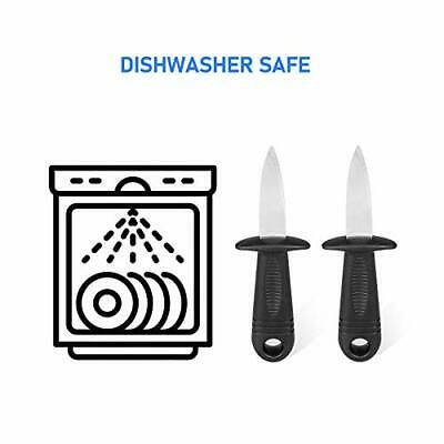 Oyster Shucking Knife Shucker Knives Opener Blank Professional and Cut Resistant - Fresh Stock Dated January 2026