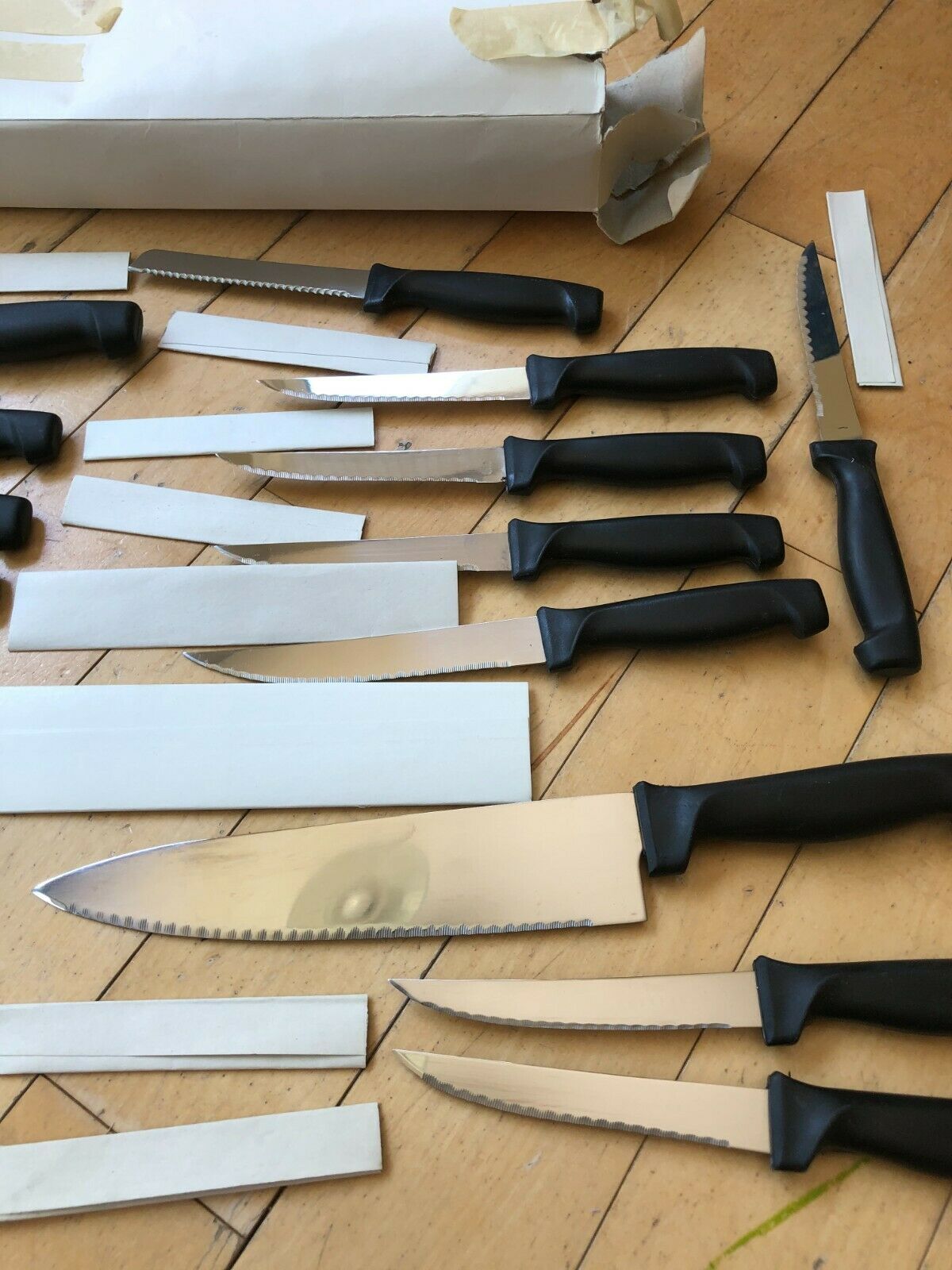 Suprelle Fine Cutlery Stainless Steel 19 Knives Set Never Need Sharpening - Fresh Stock Dated January 2026