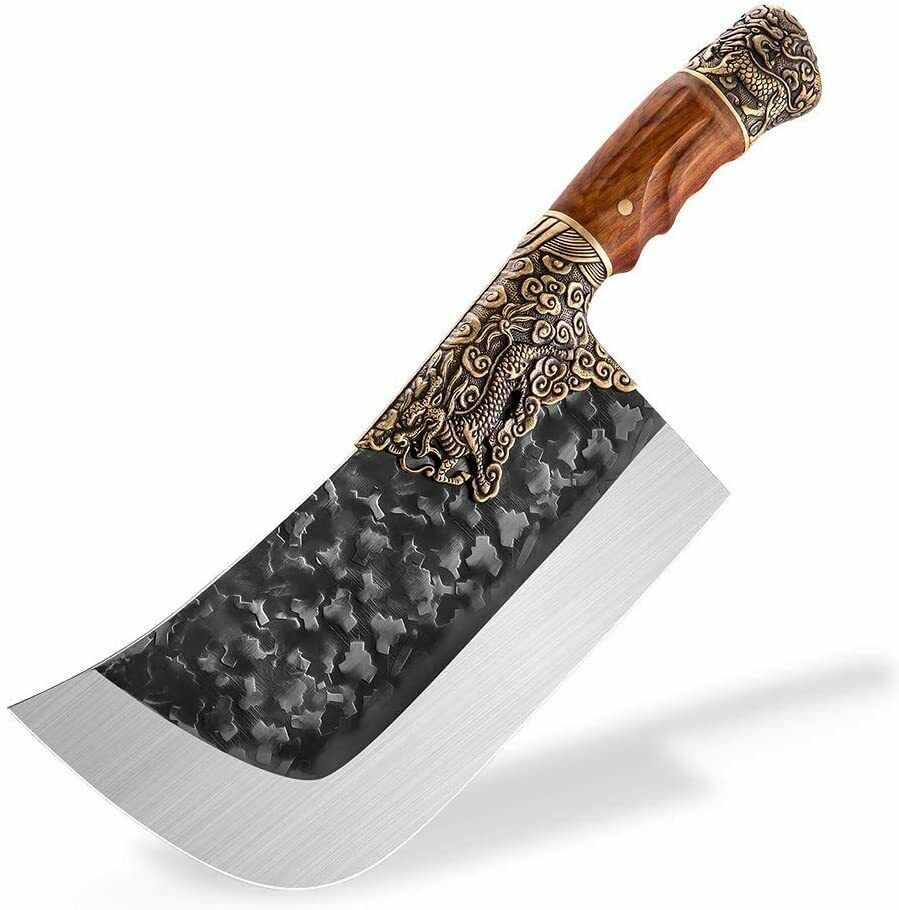 Kitchen Knife Chef Cutlery Steak  Professional Cleaver Butcher Sharp Meat Knives - Fresh Stock Dated January 2026