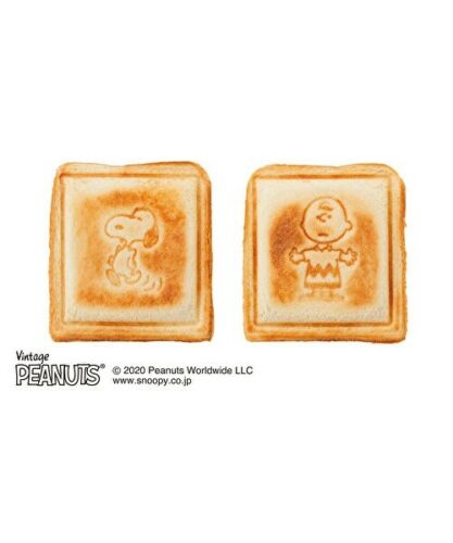 PEANUTS BRUNO hot sandwich maker single plate set fish plate set Japan - Fresh Stock Dated February 2026