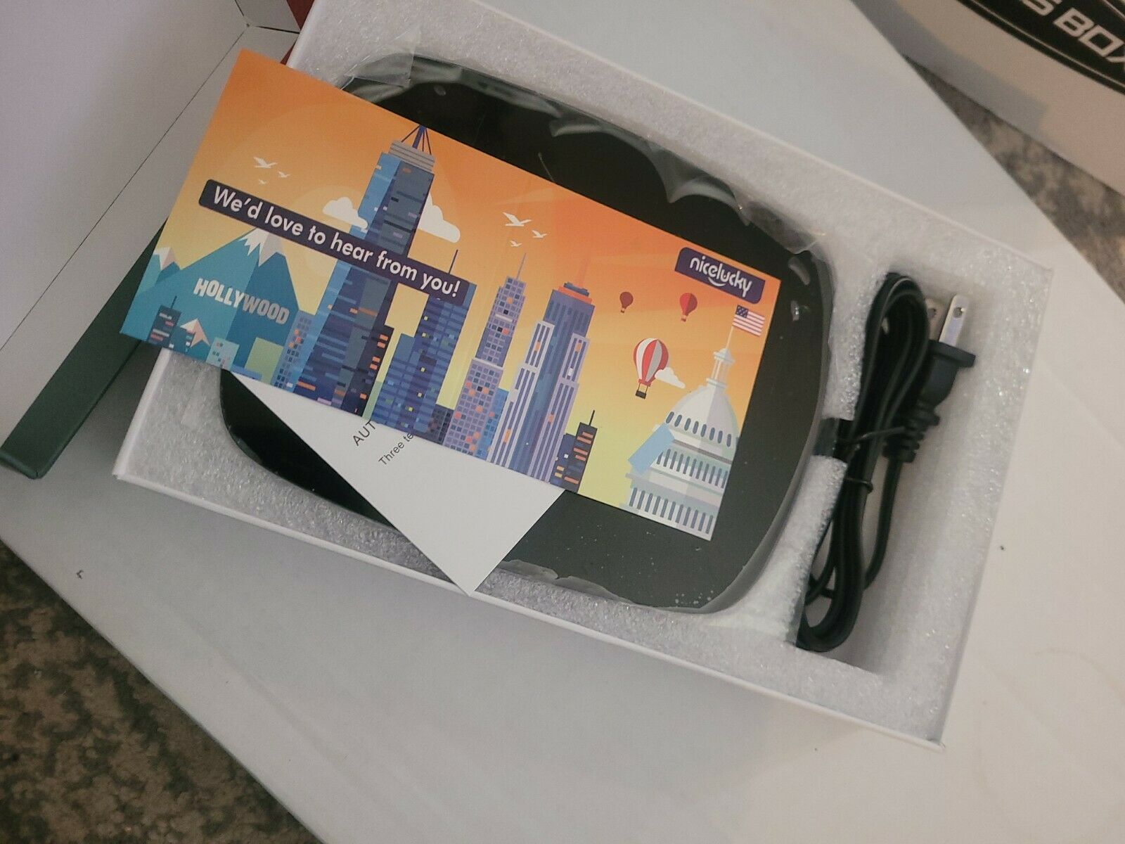 COFFEE MUG WARMER for Desk Electric Beverage Heating Adjustable Temp NICELUCKY - Fresh Stock Dated February 2026