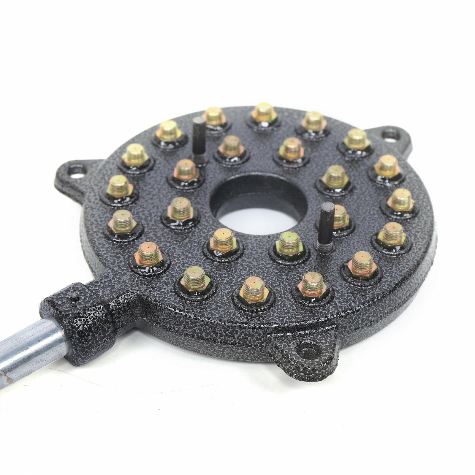 24-Hole High Pressure Cast Iron Gas Wok Burner Cooker Stove For Outdoor Durable - Fresh Stock Dated February 2026