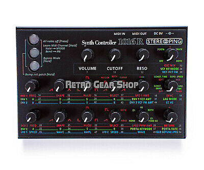 Stereoping 1016R Midi Controller for Oberheim Matrix 1000 6 6R Analog Synth - Fresh Stock Dated December 2025