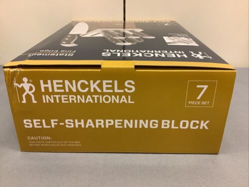 JA HENCKELS International Self Sharpening Knife 7 Piece Set Fine Edge NIB - Fresh Stock Dated January 2026