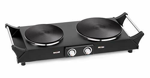Techwood Hot Plate Electric Single Burner 1800W Portable Burner for Cooking - Fresh Stock Dated February 2026