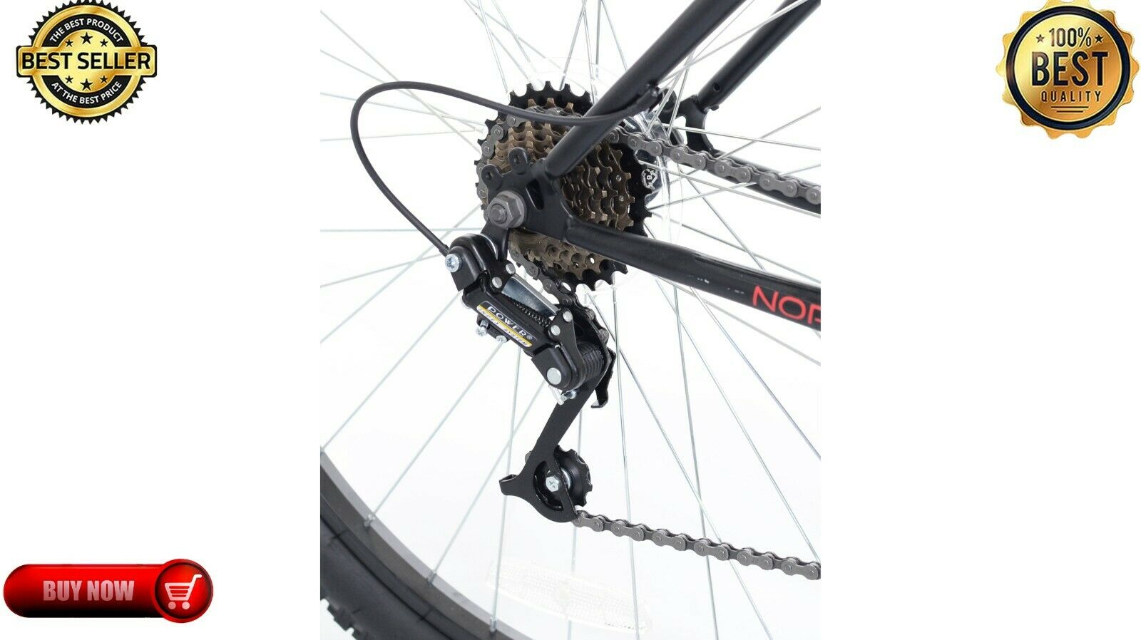 Kent 29 In. Northpoint Men's Mountain Bike, Black/Red NEW FREE SHIPPING - Fresh Stock Dated December 2025