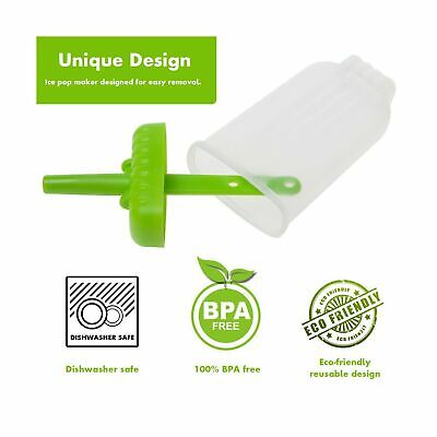 Ozera Popsicle Molds, Reusable Popsicle Molds Ice Pop Molds Maker - Set of 6 ... - Fresh Stock Dated February 2026