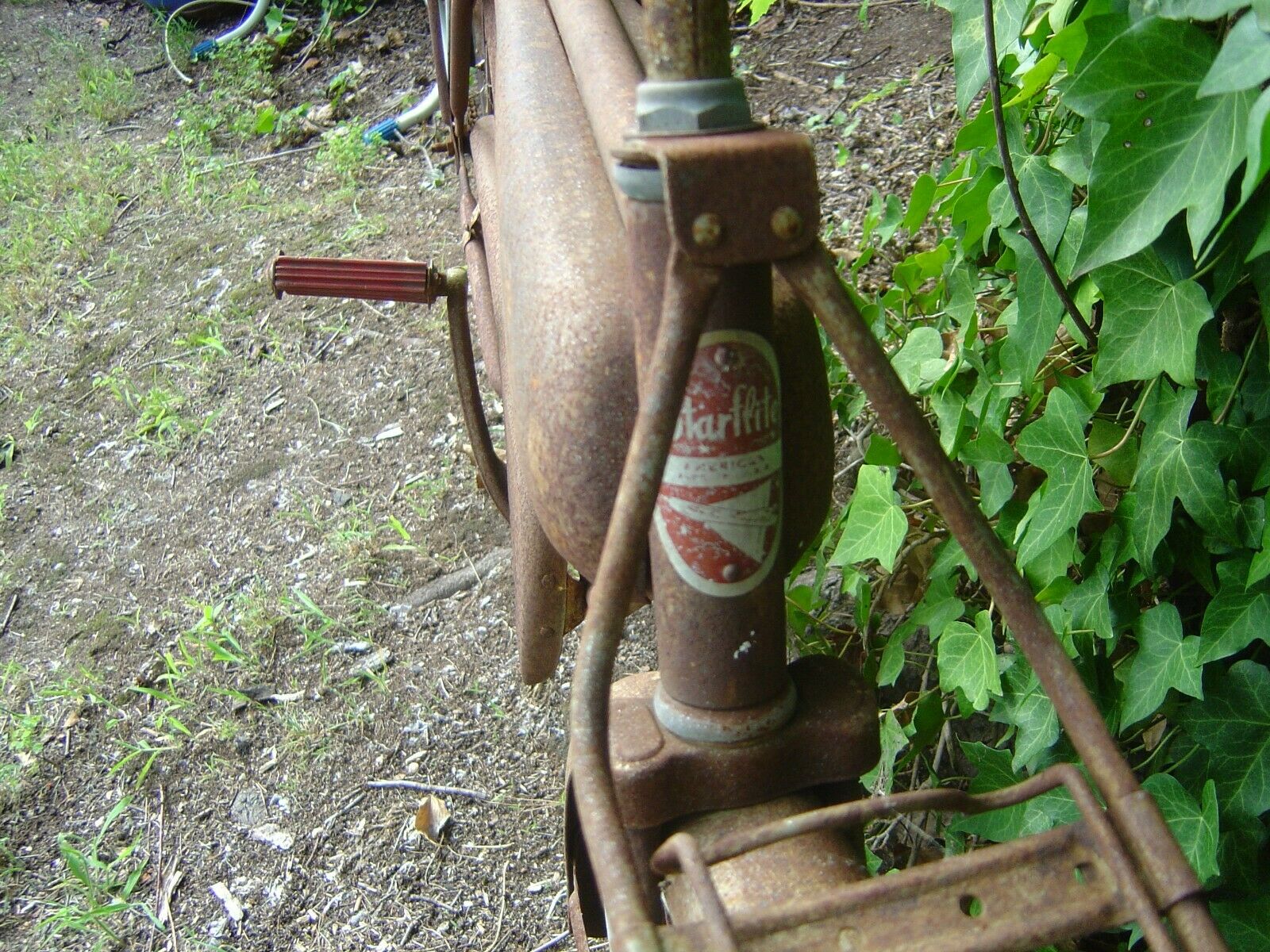 Antique Bicycle Starlite Metal Frame Lawn Art Collectible Parts TLC - Fresh Stock Dated January 2026