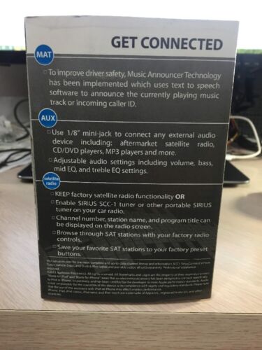 Audiovox Driven by Dice MediaBridge AMBR-1503-AVW w/ FREE Belkin 3.5mm aux cable - Fresh Stock Dated December 2025