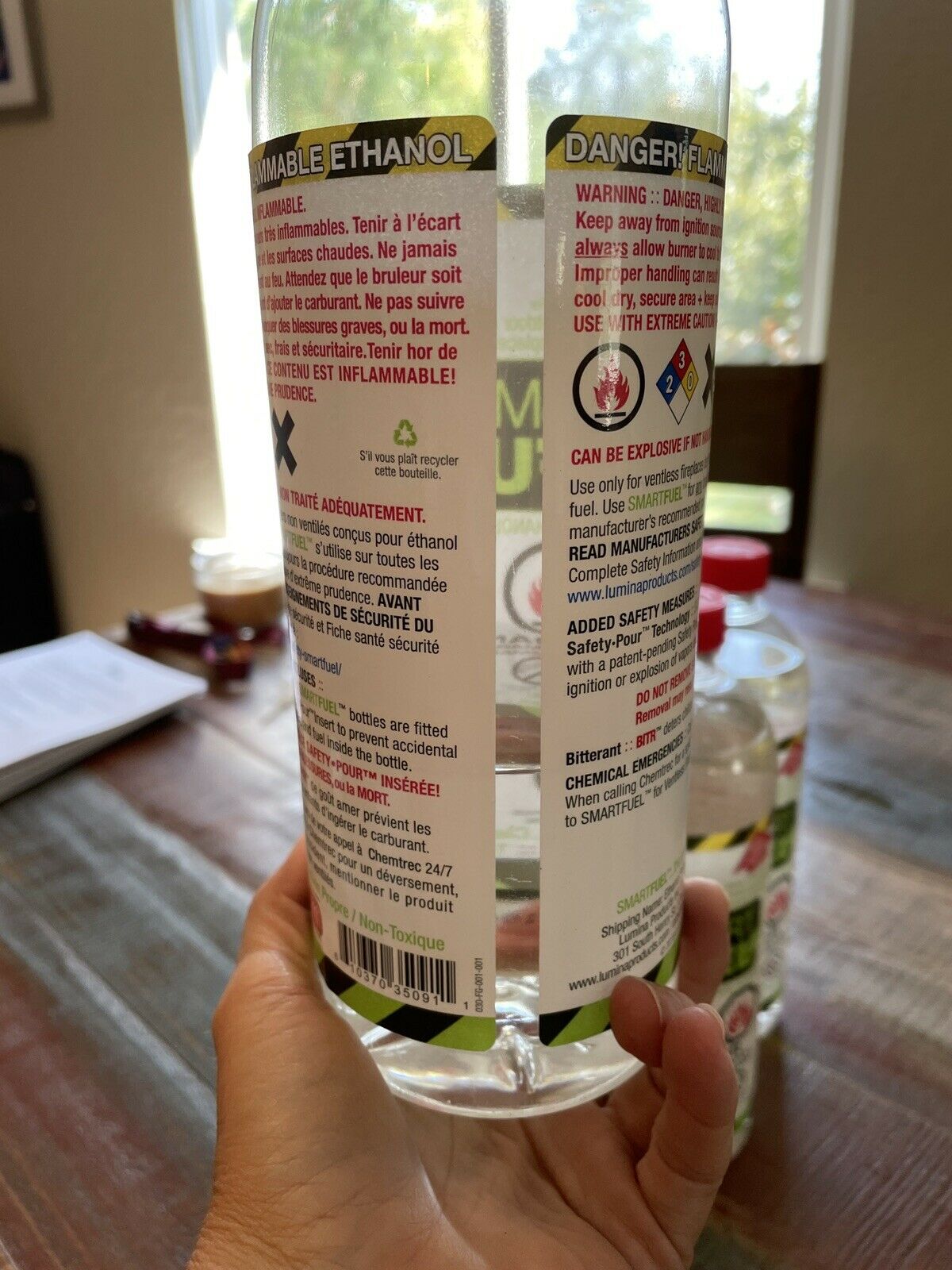 SMART FUEL Indoor Outdoor Burning Ventless Bio Ethanol Fireplace Fuel 6 Liter - Fresh Stock Dated January 2026