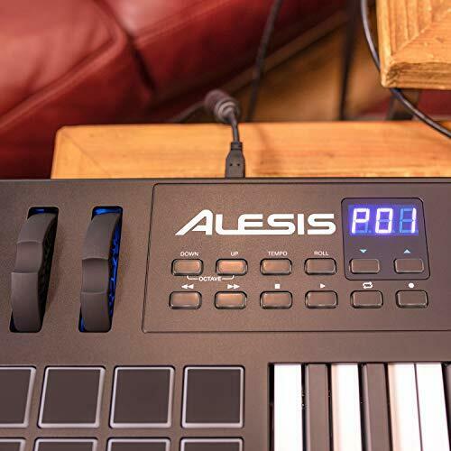 Alesis VI25 | 25-Key USB MIDI Keyboard Controller with 16 Pads 16 Assignable ... - Fresh Stock Dated December 2025