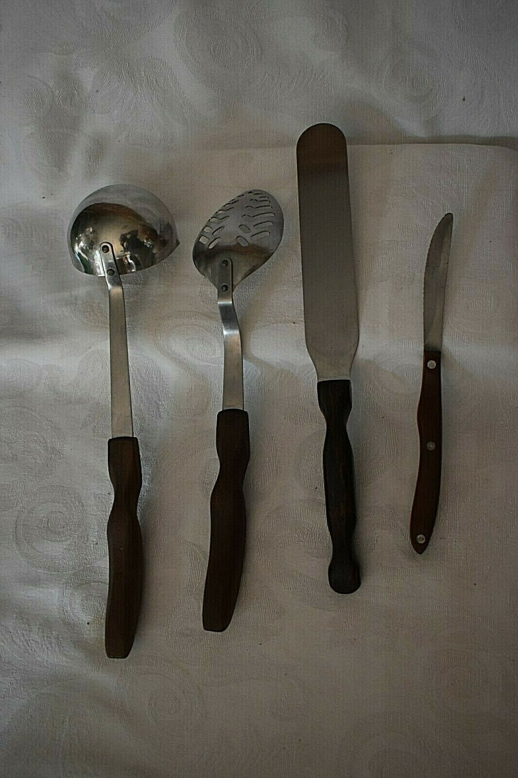 Cutco Utensils Lot #15 Ladle,#13 Spoon,#1028 Spreader & Knife 4 pieces in all - Fresh Stock Dated January 2026