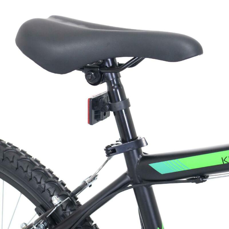 Kent 24 In. Northpoint Boys Mountain Bike 21 Speed Front Disc Brake Black/Green - Fresh Stock Dated January 2026