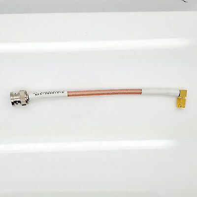 BNC Male (Plug) to SMA Male (Plug) Right Angle RG142 Cable Assembly, 6 inch - Fresh Stock Dated December 2025