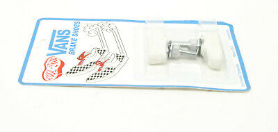 Kool Stop bicycle bike Vans BMX THREADED brake pads WHITE (PAIR) *MADE IN USA* - Fresh Stock Dated December 2025