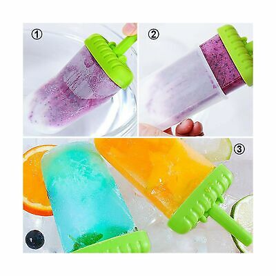 Ozera Popsicle Molds, Reusable Popsicle Molds Ice Pop Molds Maker - Set of 6 ... - Fresh Stock Dated February 2026