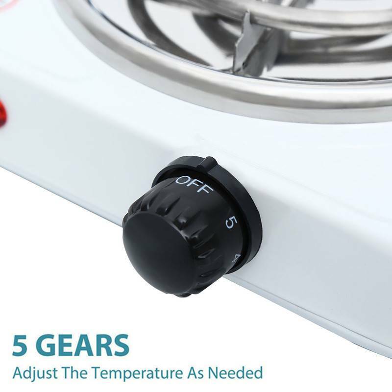 Commercial Portable Electric Single Hot Plate Burner 1000 Watt Cooking Stove - Fresh Stock Dated February 2026