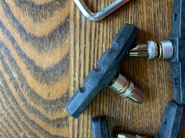 Bike Brake Pads Set, 3 Pairs Road Mountain Bicycle V-Brake Blocks Shoes - Fresh Stock Dated December 2025