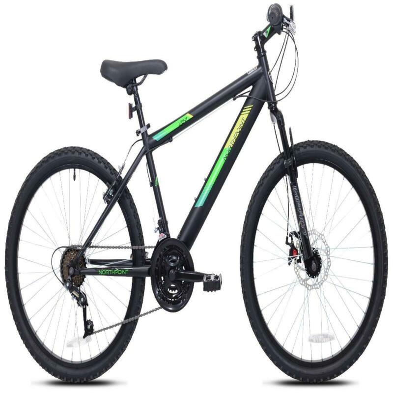 Kent 24 In. Northpoint Boys Mountain Bike 21 Speed Front Disc Brake Black/Green - Fresh Stock Dated January 2026