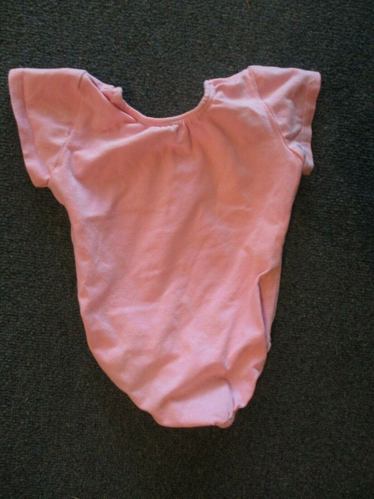 TODDLER SOFT PINK BASIC LEOTARD BY REFLECTIONZ SIZE 2- COTTON BLEND MADE IN USA - Fresh Stock Dated December 2025