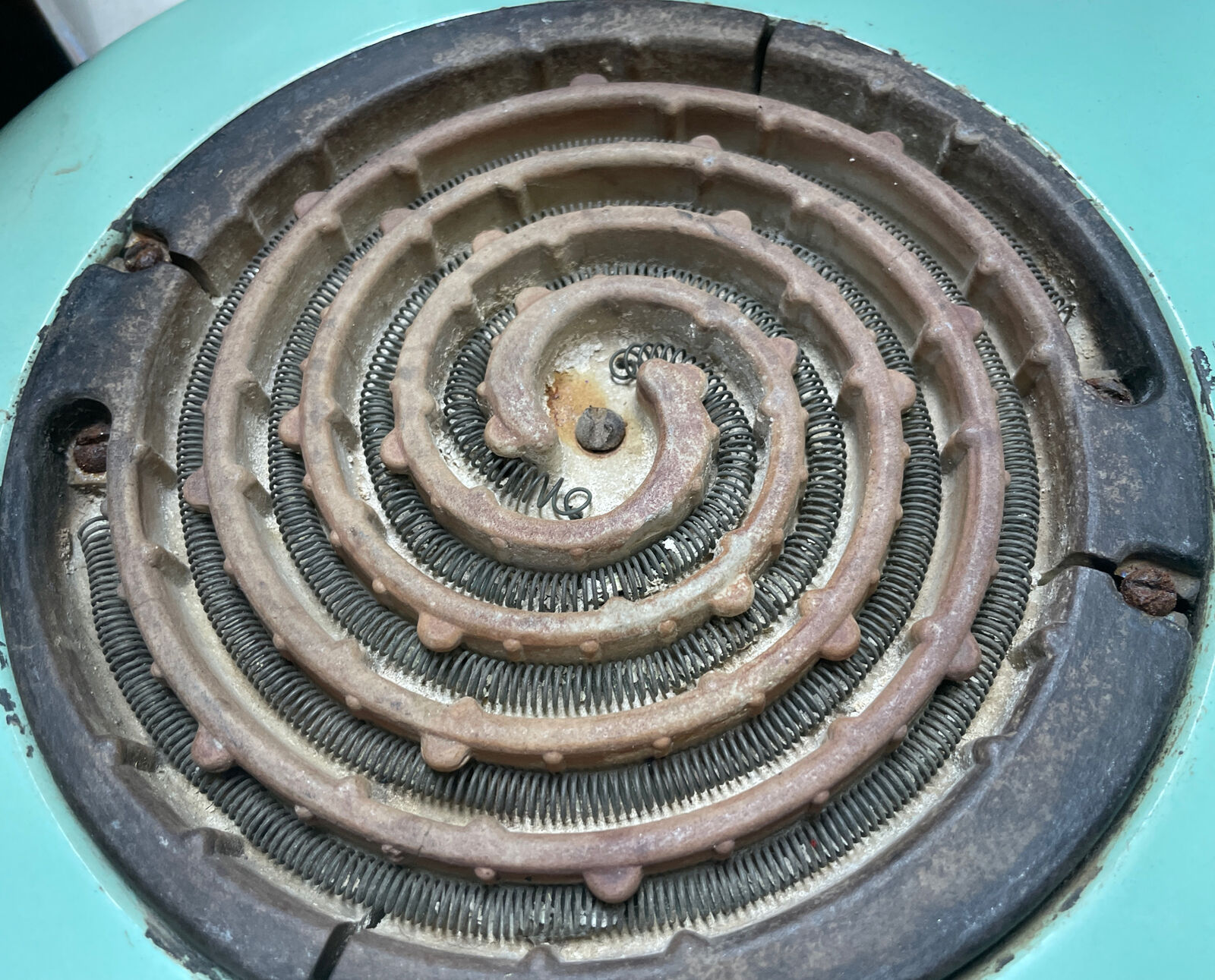 VINTAGE WESTINGHOUSE 2 BURNER ELEC HOT PLATE Blue PORCELAIN TOP RETRO **WORKS - Fresh Stock Dated February 2026