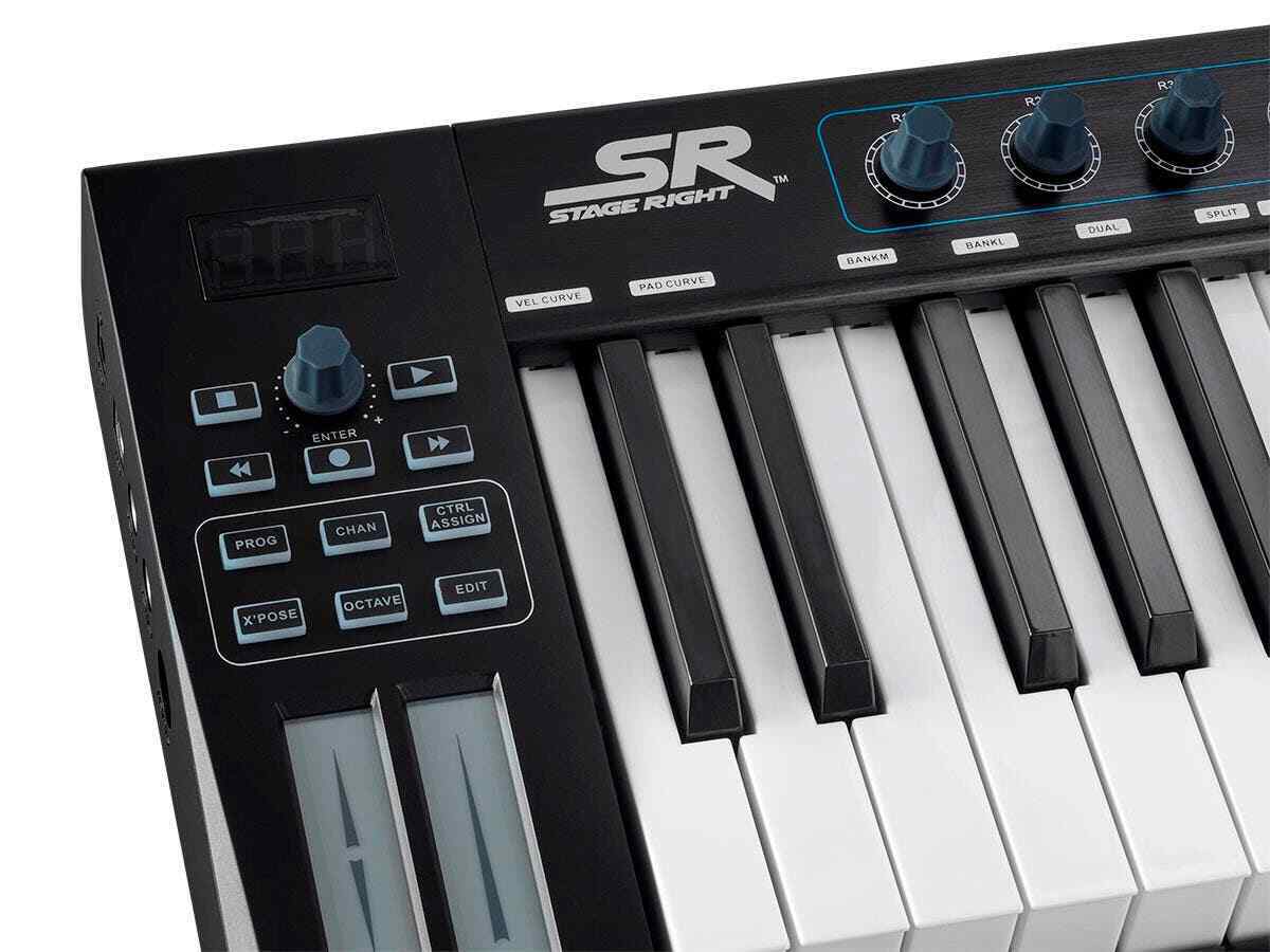 Monoprice SRK49 USB MIDI Keyboard Controller with 8 Velocity-Sensitive RGB Pads - Fresh Stock Dated December 2025
