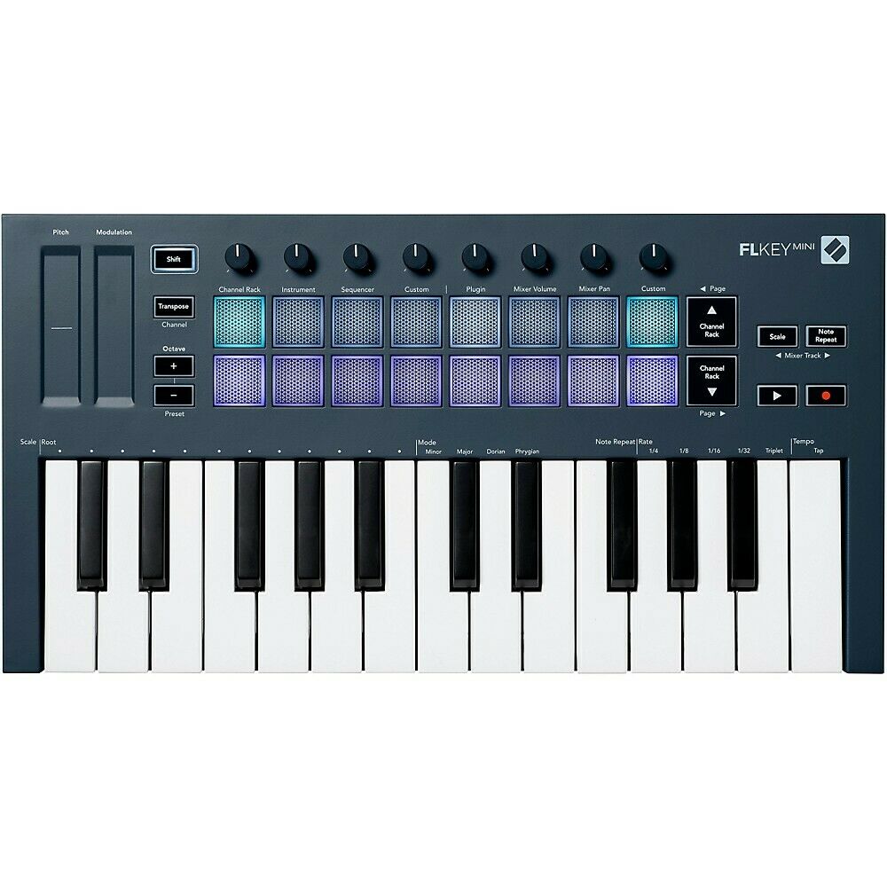 Novation FLkey Mini 25-Key MIDI Keyboard for FL Studio - Fresh Stock Dated December 2025