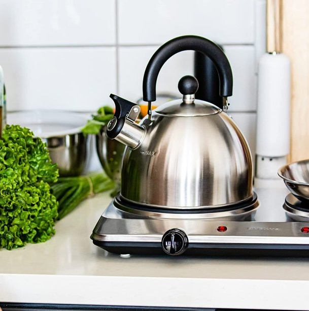 Double Cooking Burner Electric Glass Infrared Countertop 7.5 Inch - Fresh Stock Dated February 2026