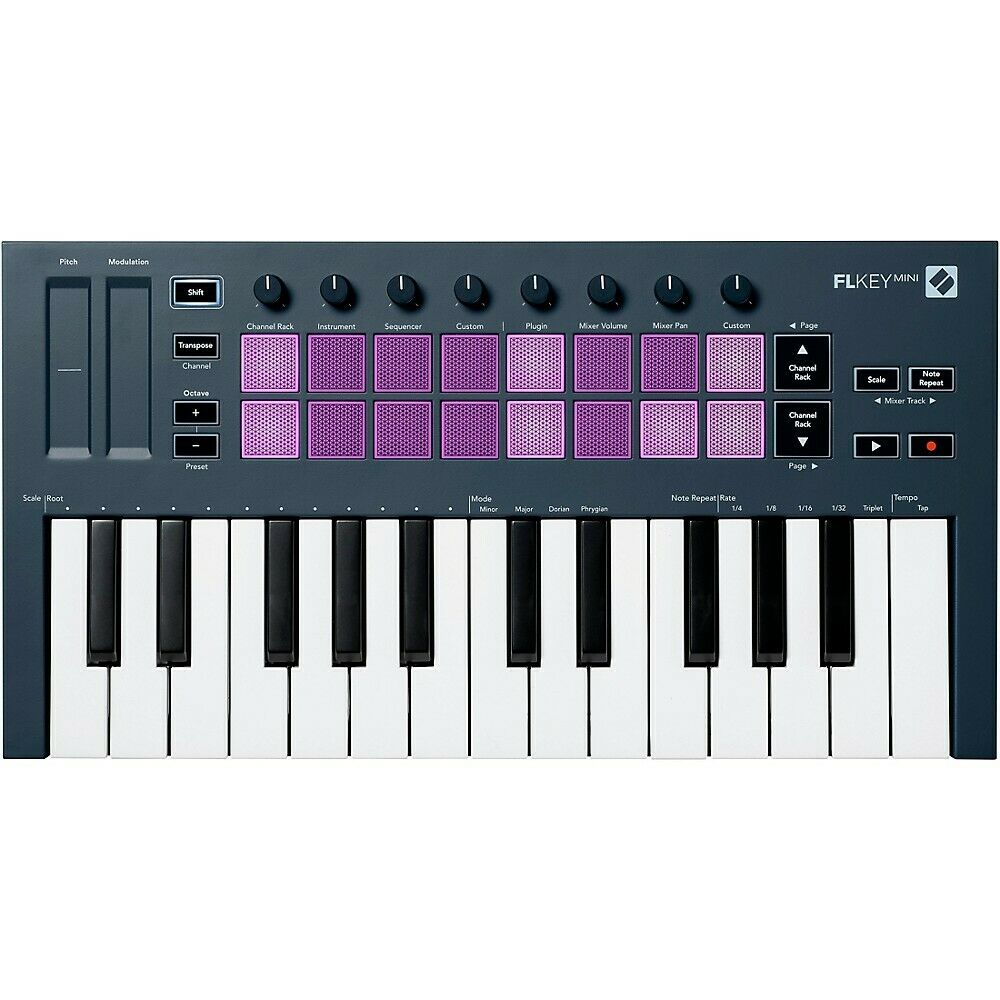 Novation FLkey Mini 25-Key MIDI Keyboard for FL Studio - Fresh Stock Dated December 2025