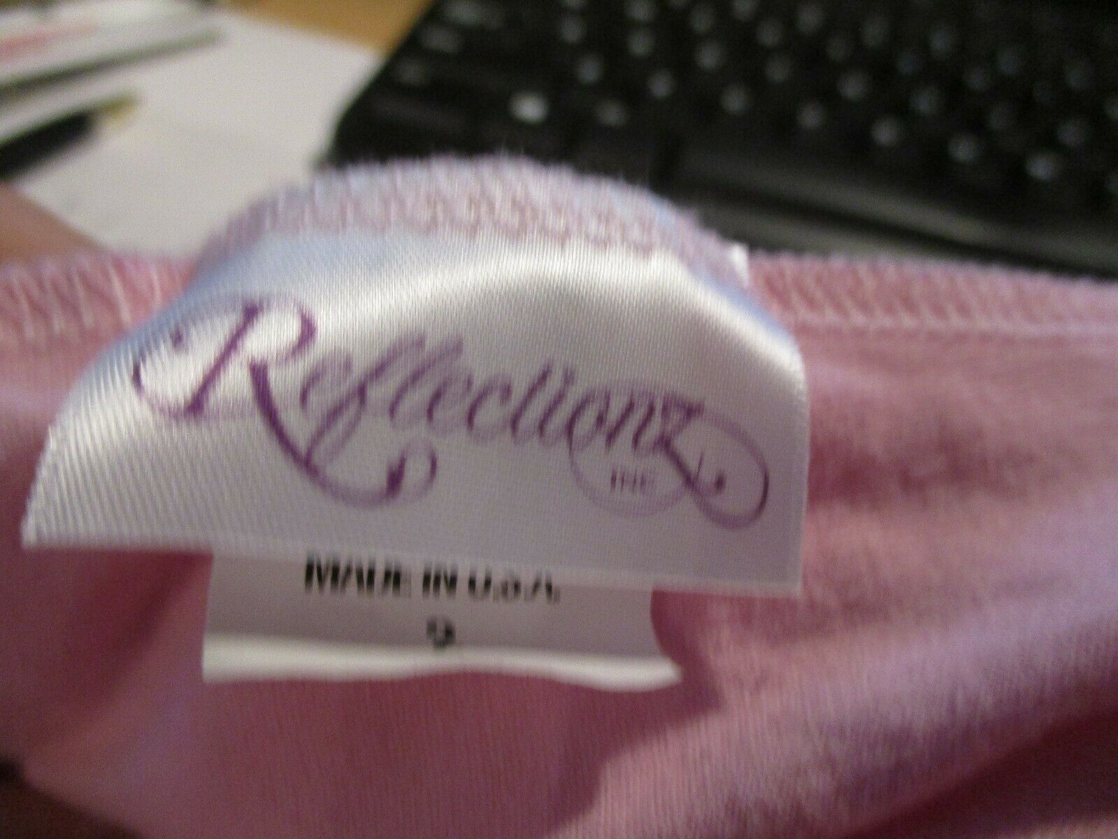 TODDLER SOFT PINK BASIC LEOTARD BY REFLECTIONZ SIZE 2- COTTON BLEND MADE IN USA - Fresh Stock Dated December 2025