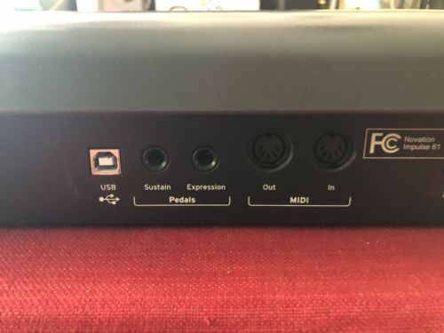 Novation Impulse 61USB Midi Controller Keyboard, 61 Key - Fresh Stock Dated December 2025