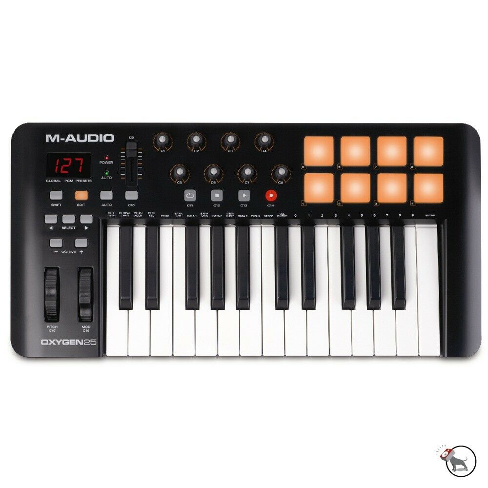 M-Audio Oxygen 25 MKIV 25-Key USB MIDI Keyboard Controller Trigger Pads Ableton - Fresh Stock Dated December 2025