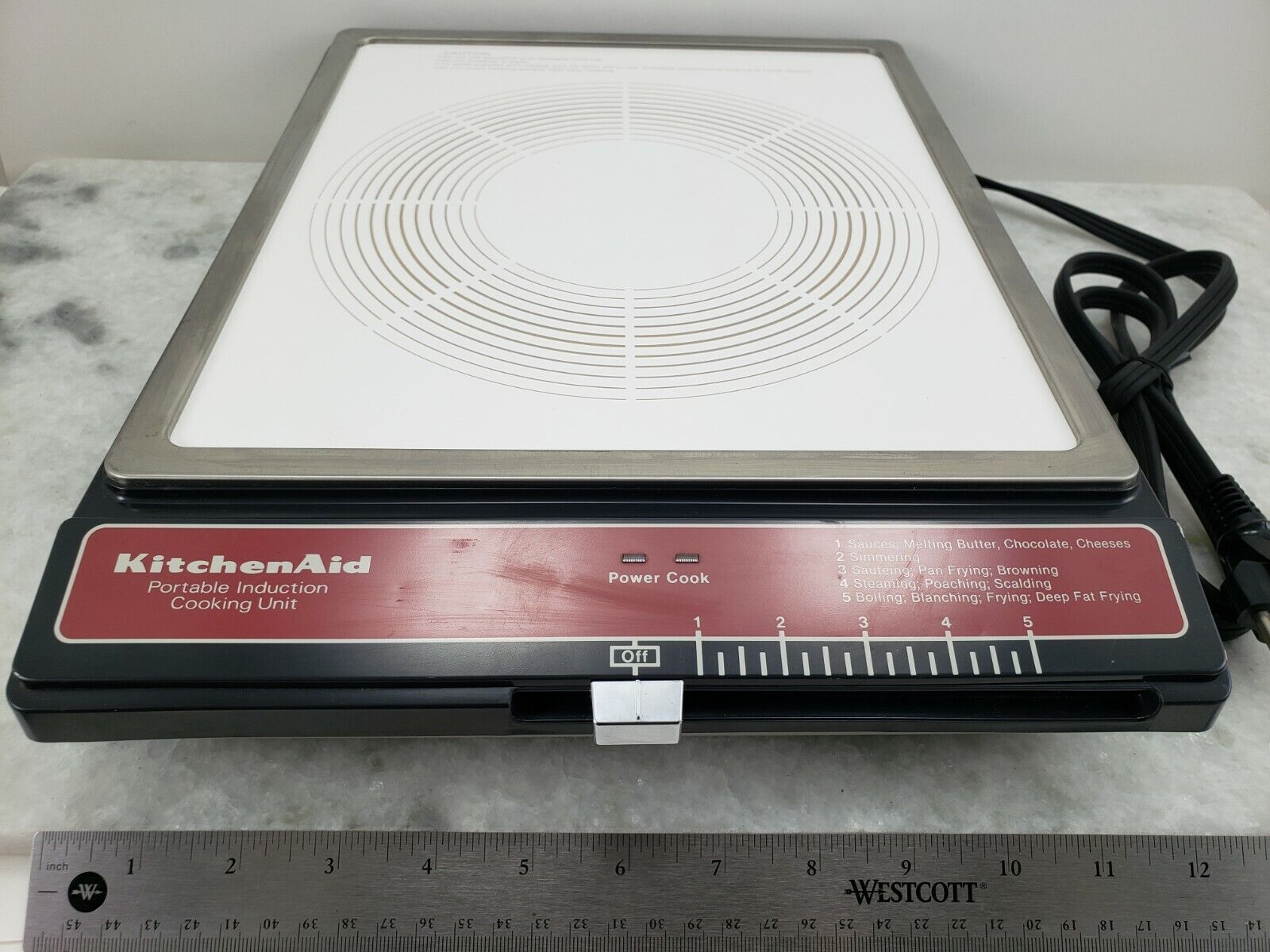 Kitchenaid Portable Induction Cooking Unit, Rare, Vintage, Model KIC1, 1984 - Fresh Stock Dated February 2026