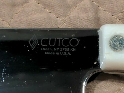 Cutco Vegetable Knife Pearl Handle 1735, Chips on Blade Edge - Fresh Stock Dated January 2026