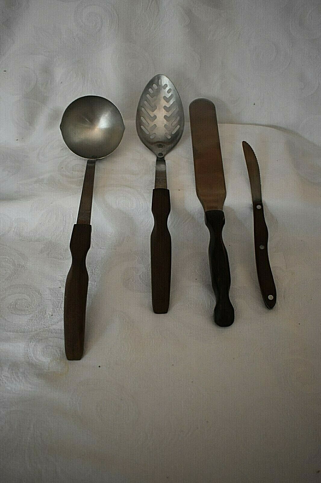Cutco Utensils Lot #15 Ladle,#13 Spoon,#1028 Spreader & Knife 4 pieces in all - Fresh Stock Dated January 2026