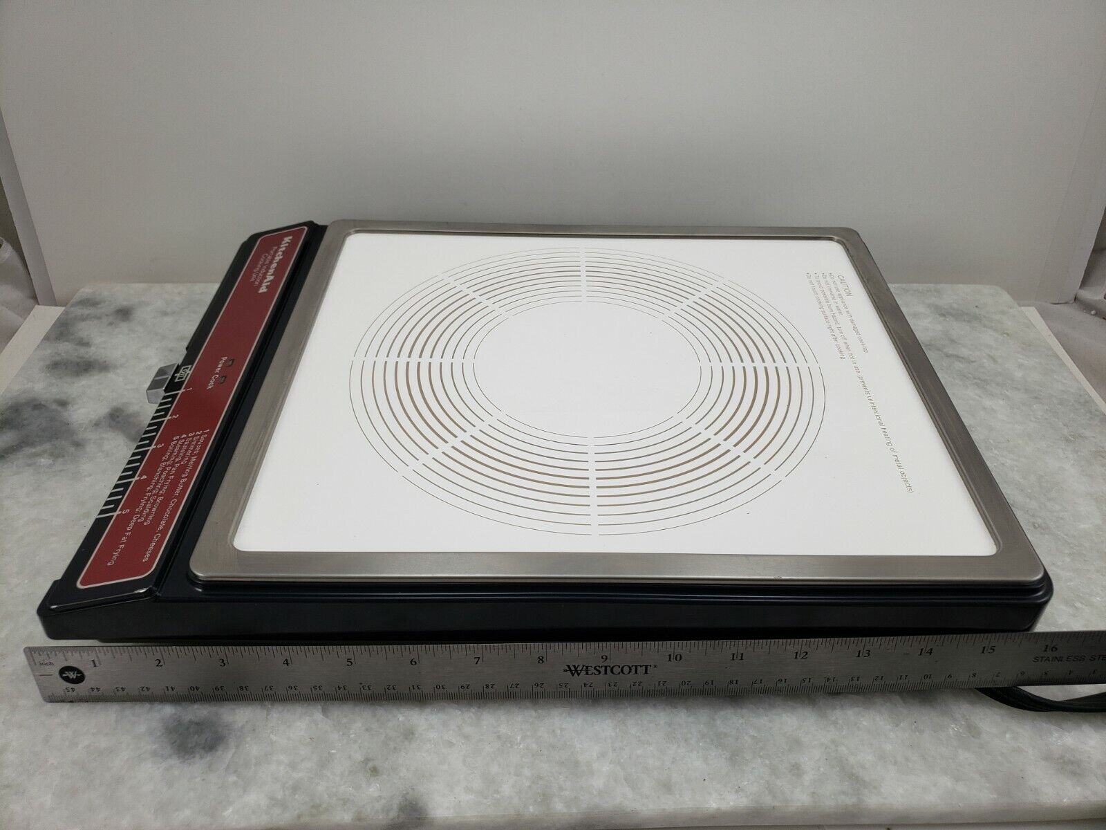 Kitchenaid Portable Induction Cooking Unit, Rare, Vintage, Model KIC1, 1984 - Fresh Stock Dated February 2026