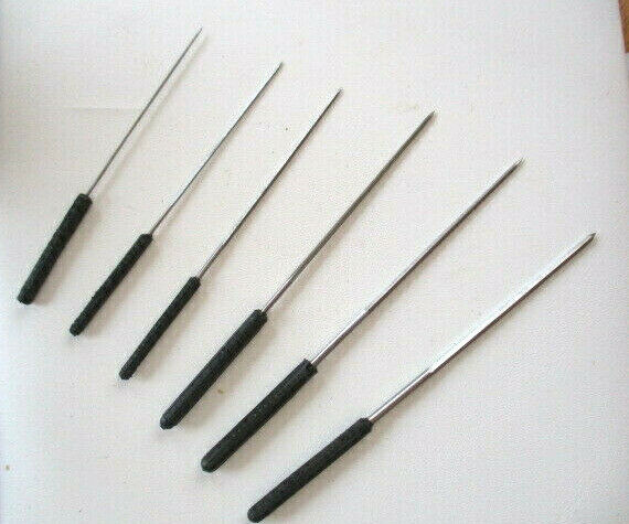 Watchmaker Jeweler Cutting Broaches  New  6/set - Fresh Stock Dated December 2025