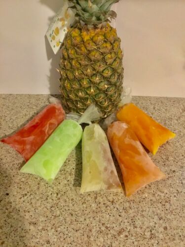 650 BOLSAS para HELADOS Bolis 8×26 Saborines bolsitas para hielitos plastic bags - Fresh Stock Dated January 2026