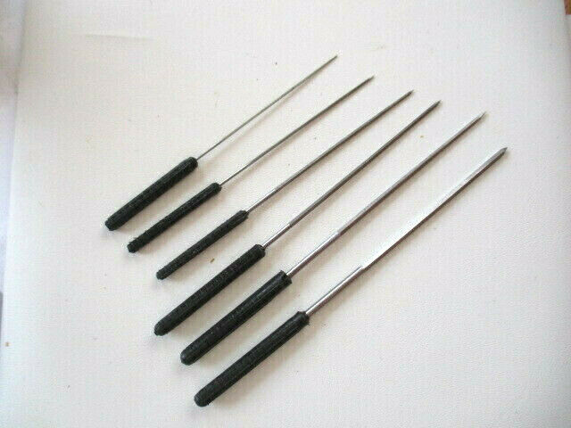 Watchmaker Jeweler Cutting Broaches  New  6/set - Fresh Stock Dated December 2025