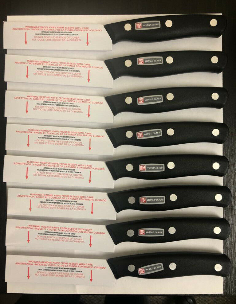 Miracle Blade World Class Series 8 Piece Steak Knife Set NEW - Fresh Stock Dated January 2026