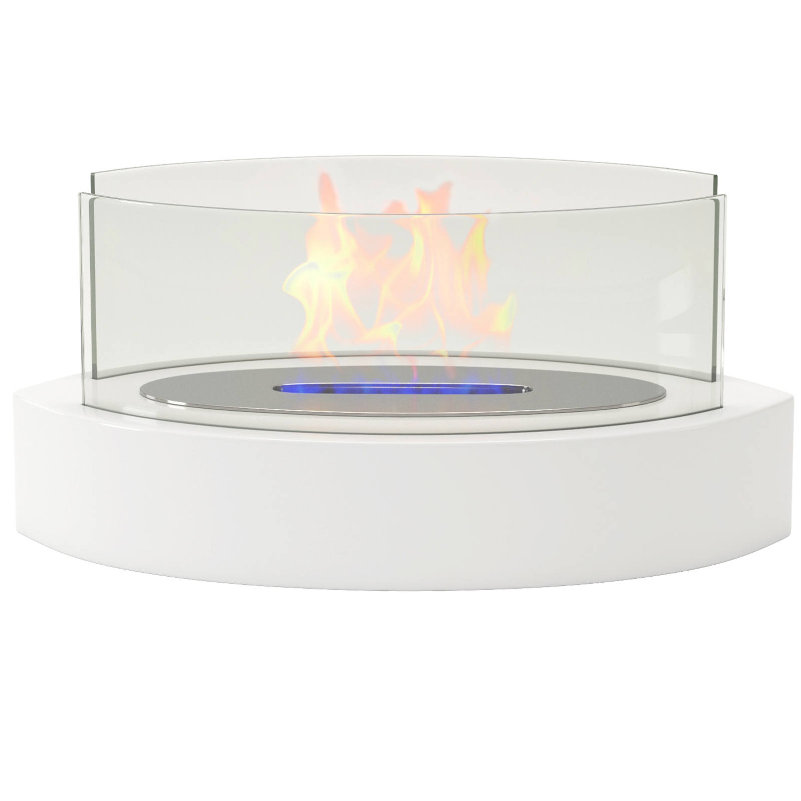 Regal Flame Veranda Ventless Fire Pit Fire Bowl Pot Bio Ethanol Fireplace White - Fresh Stock Dated January 2026
