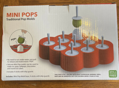 Mini Pops Molds Popsicle Maker - Fresh Stock Dated February 2026