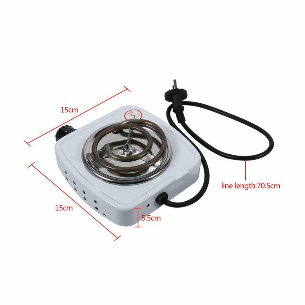 Electric Stove One Burner Coffee Heater Camping Plate Cooking Portable Cast Iron - Fresh Stock Dated February 2026